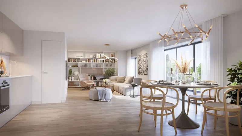 Séjour d'un appartement (illustration non contractuelle)