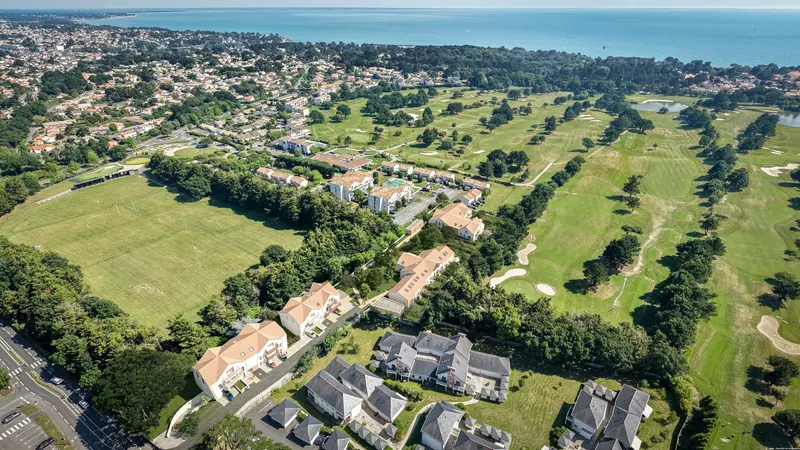 Le golf de Pornic vu du ciel