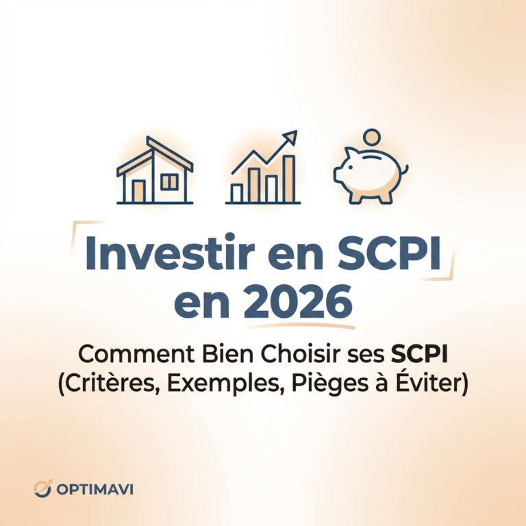 Guide sélection SCPI 2026 – critères, exemples et pièges – Optimavi