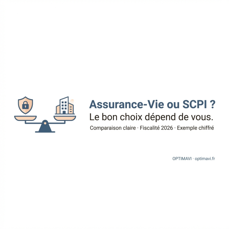 assurance vie SCPI comparaison