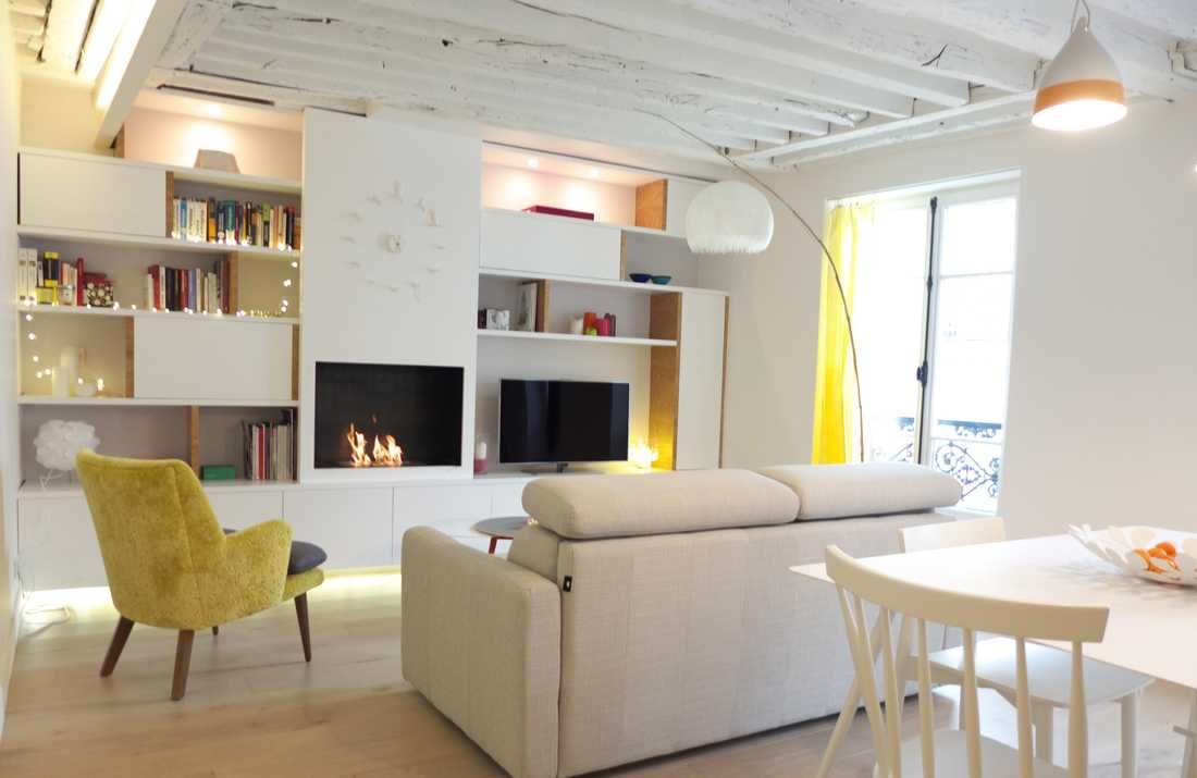 Appartement T4 ancien lumineux à Nantes, à rafraîchir (peinture, décoration), exemple de comparaison
