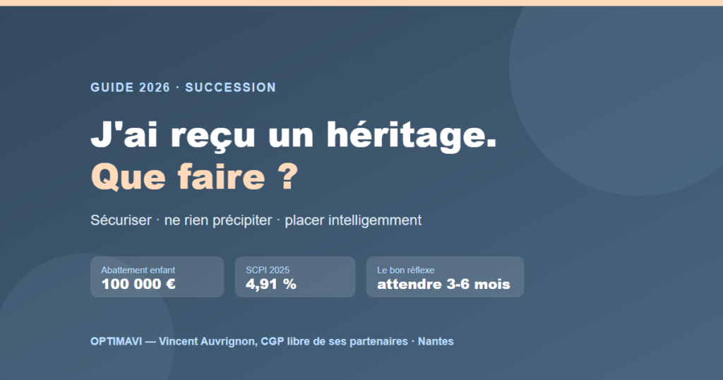 J'ai reçu un héritage : que faire ?